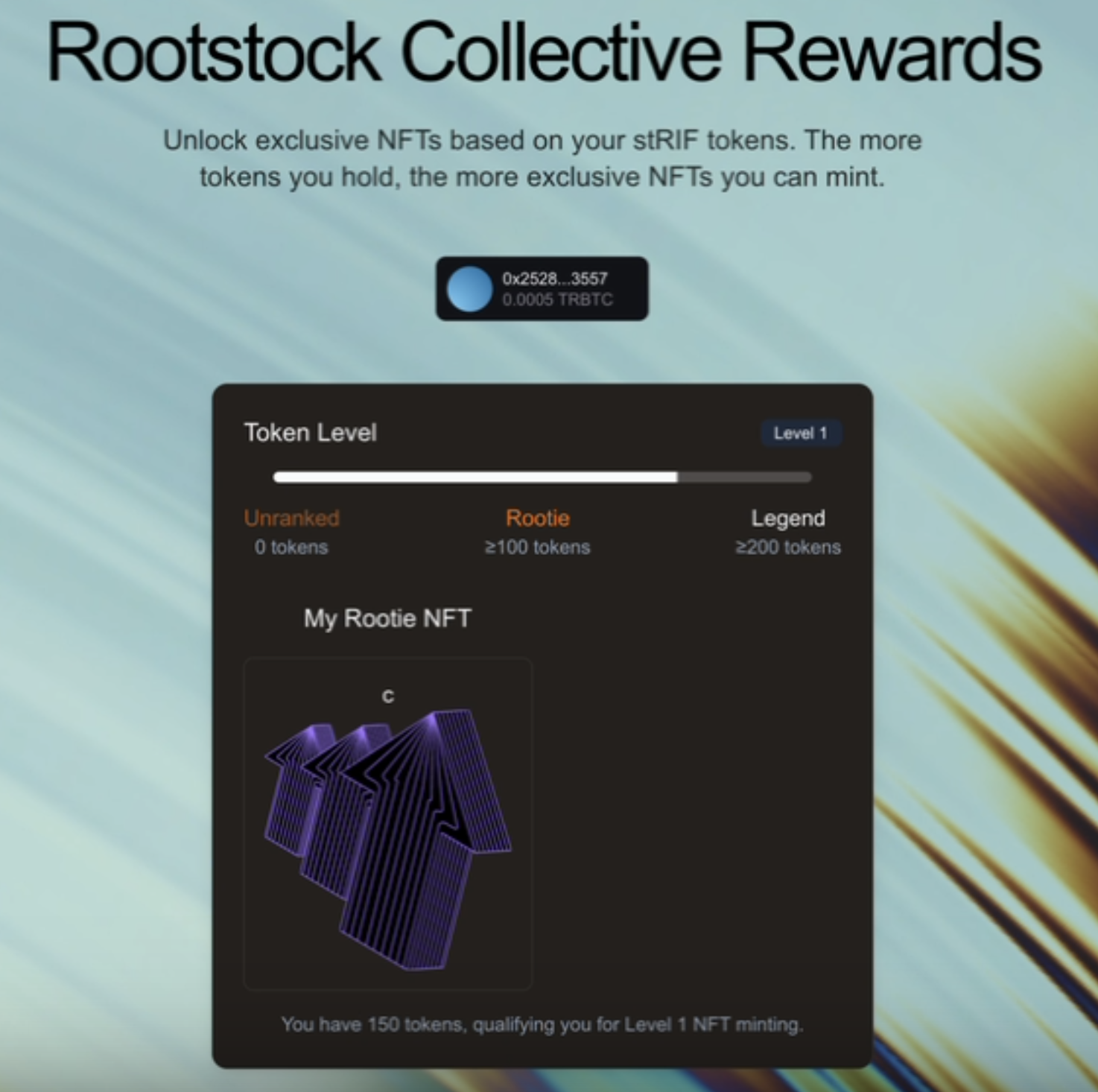 RootstockCollective - View User Levels